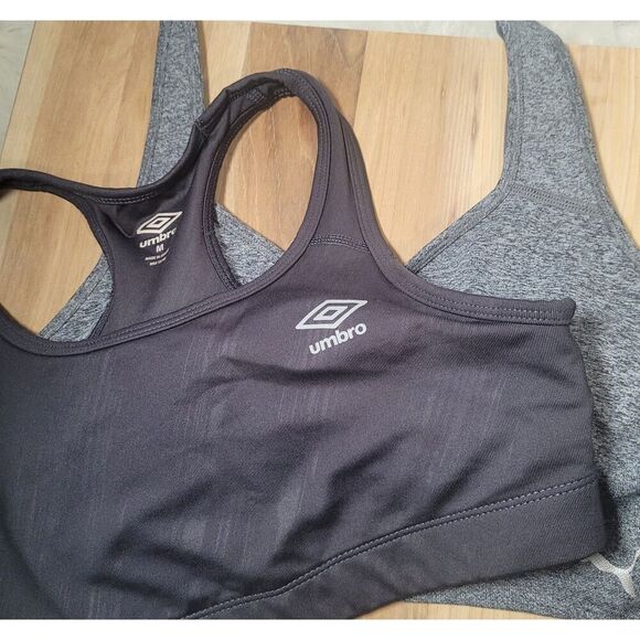 2 Sports Bra's Medium 1 Puma, 1 Umbro - Picture 1 of 6